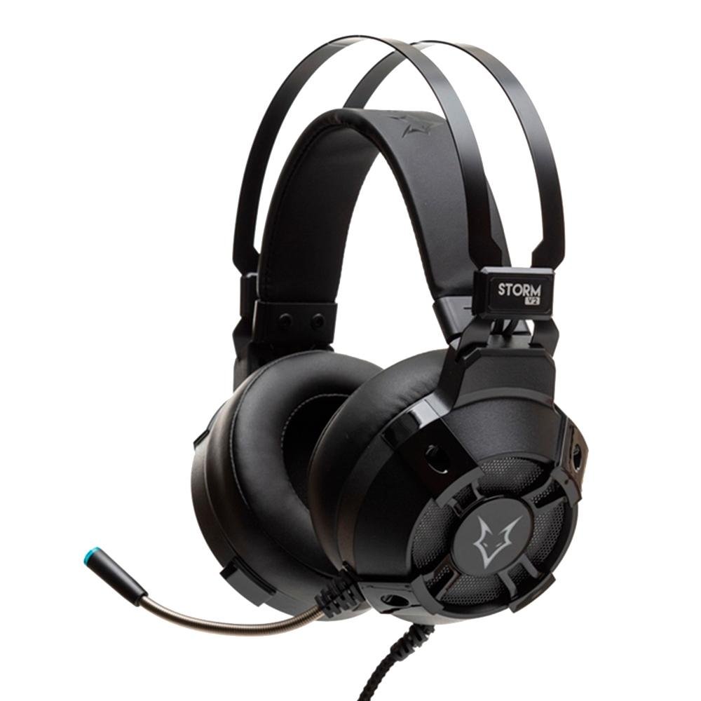 Headset Gamer Husky Gaming Storm V2, Preto, P2, Drivers 50mm, RGB - HGMD003 Headset Gamer Husky Gaming Storm V2, Preto, P2, Drivers 50mm, RGB - HGMD003