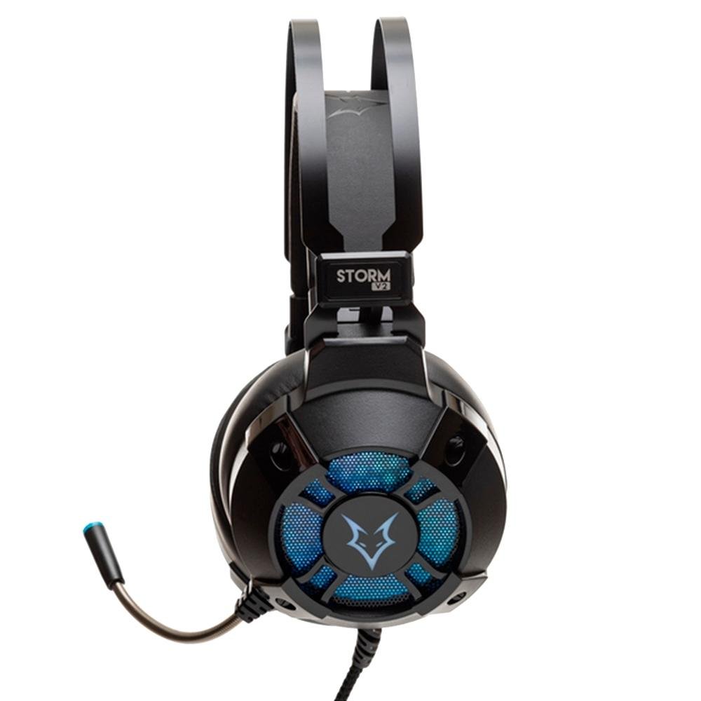 Headset Gamer Husky Gaming Storm V2, Preto, P2, Drivers 50mm, RGB - HGMD003  | KaBuM!