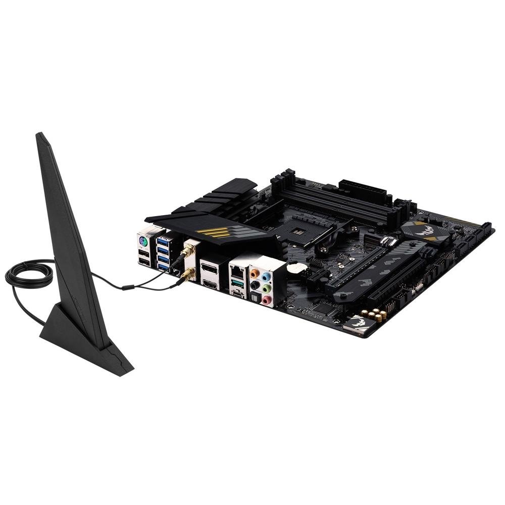 Imagem 6 de 6 do produto Placa-Mãe ASUS TUF Gaming B550M-Plus Wi-Fi, AMD AM4, mATX, DDR4, Preto - 90MB1490-M0EAY0