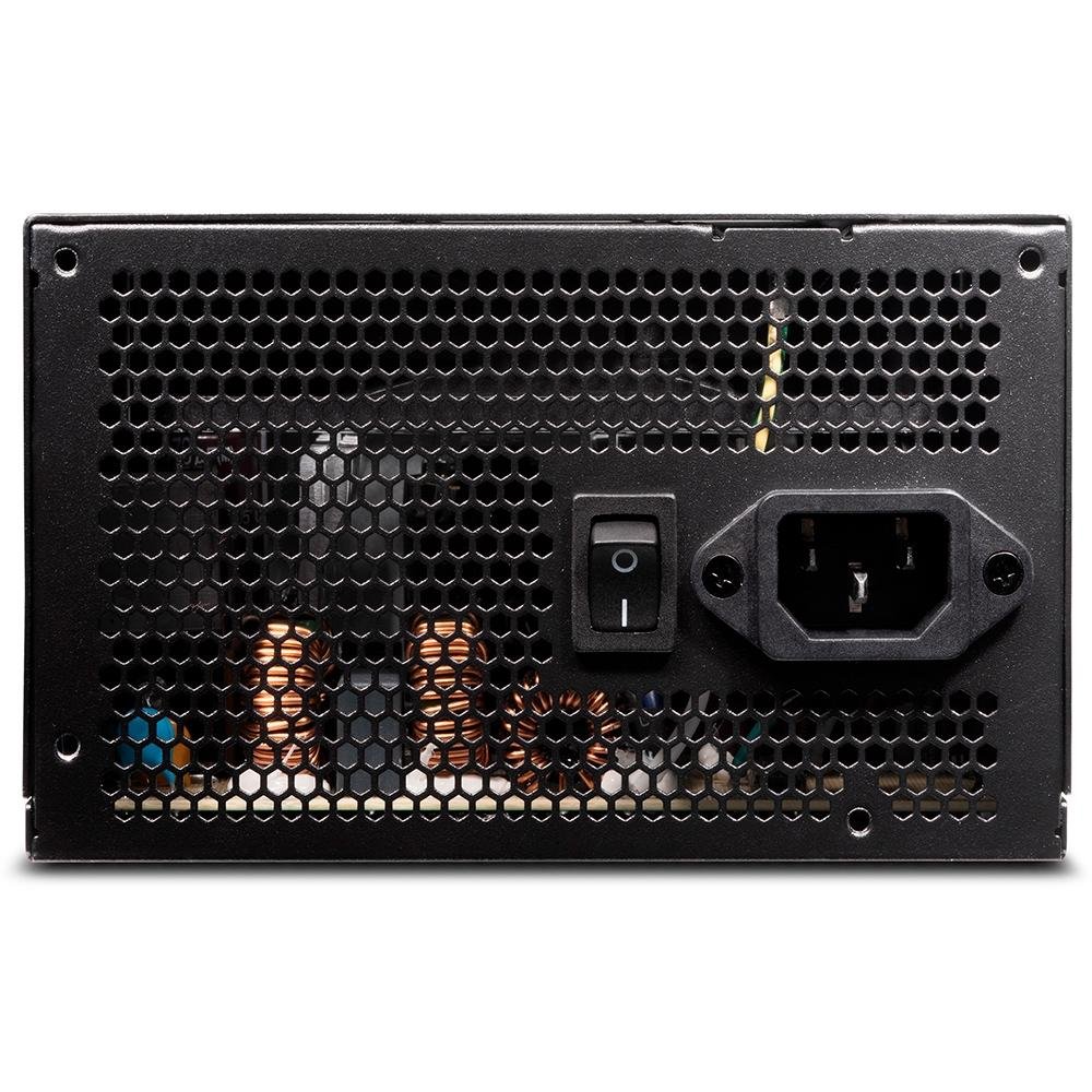 Fonte XPG Pylon, 650W, 80 Plus Bronze, PFC Ativo, Com Cabo, Preto - PYLON650B-BKCBR Fonte XPG Pylon, 650W, 80 Plus Bronze, PFC Ativo, Com Cabo, Preto - PYLON650B-BKCBR