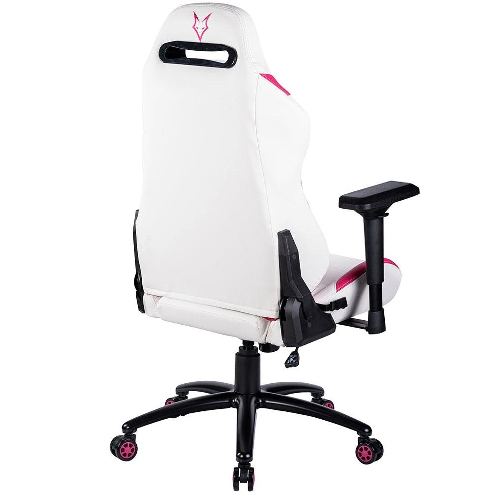Cadeira Gamer Husky Gaming Avalanche, Rosa e Branco, Com Almofadas, Reclinável, Descanso de Braço 3D - HAV-PW Cadeira Gamer Husky Gaming Avalanche, Rosa e Branco, Com Almofadas, Reclinável, Descanso de Braço 3D - HAV-PW