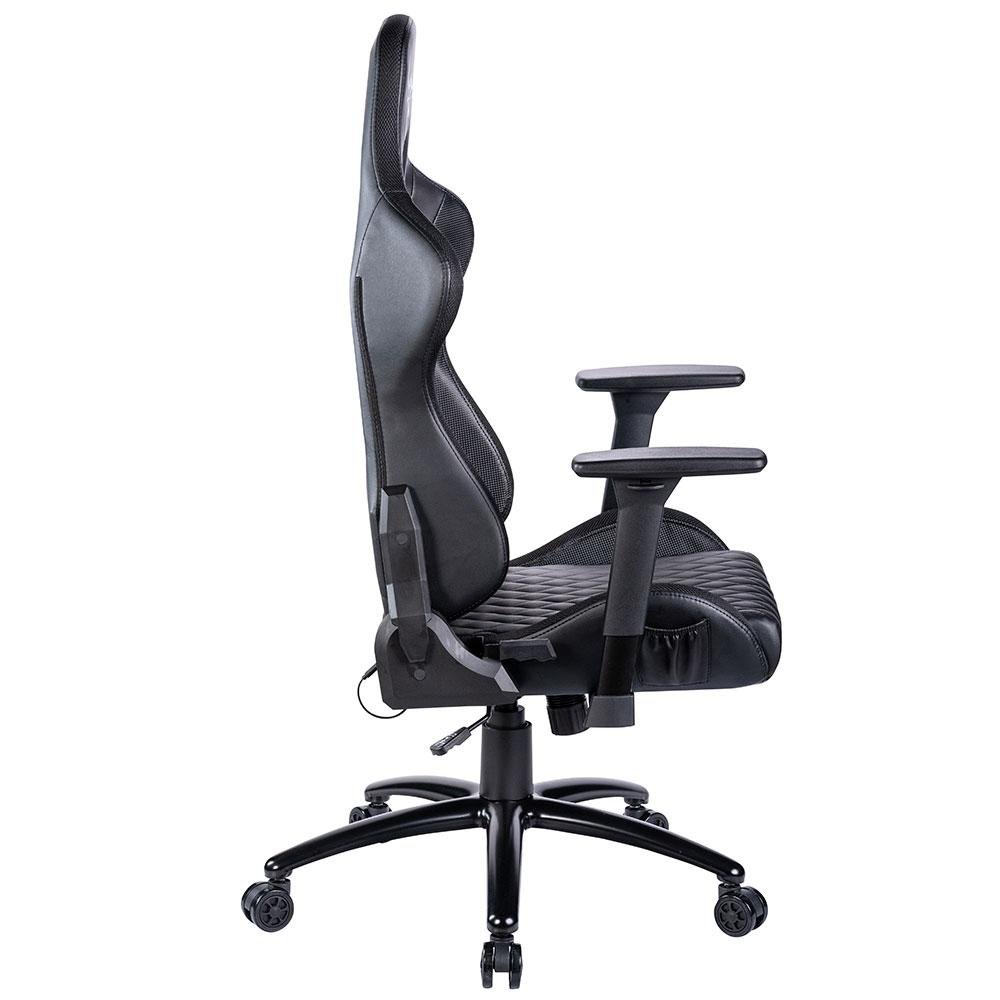 Cadeira Gamer Husky Gaming Blizzard RGB, Preto, Luz RGB, Com Almofadas, Reclinável - HBL-RGB Cadeira Gamer Husky Gaming Blizzard RGB, Preto, Luz RGB, Com Almofadas, Reclinável - HBL-RGB