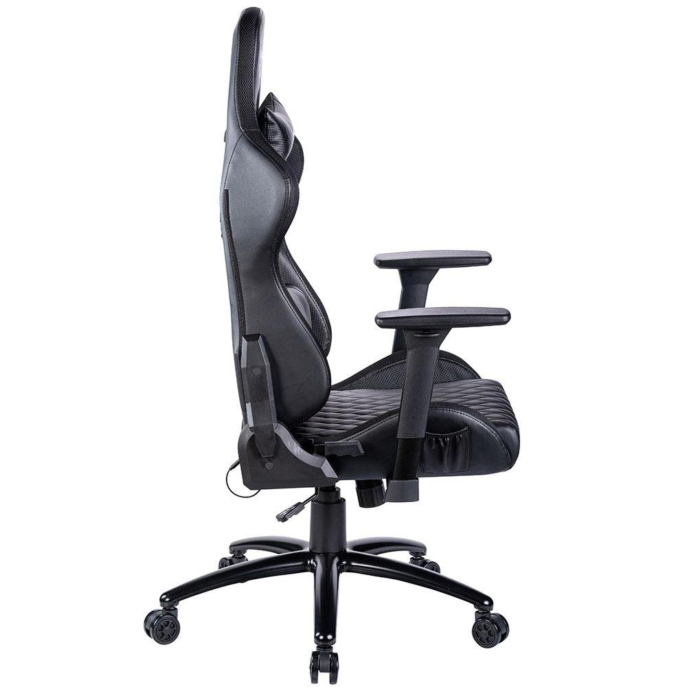 Cadeira Gamer Husky Gaming Blizzard RGB, Preto, Luz RGB, Com Almofadas, Reclinável - HBL-RGB Cadeira Gamer Husky Gaming Blizzard RGB, Preto, Luz RGB, Com Almofadas, Reclinável - HBL-RGB