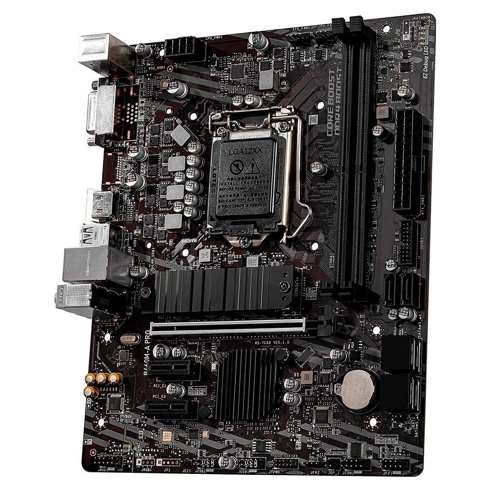 Imagem 3 de 6 do produto Placa-Mãe MSI B460M-A Pro, Intel LGA 1200, mATX