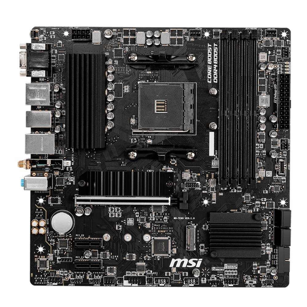 Placa-Mãe MSI B550M Pro-VDH WiFi, AMD AM4, mATX, DDR4, Preto - B550M PRO-VDH WIFI - view 3