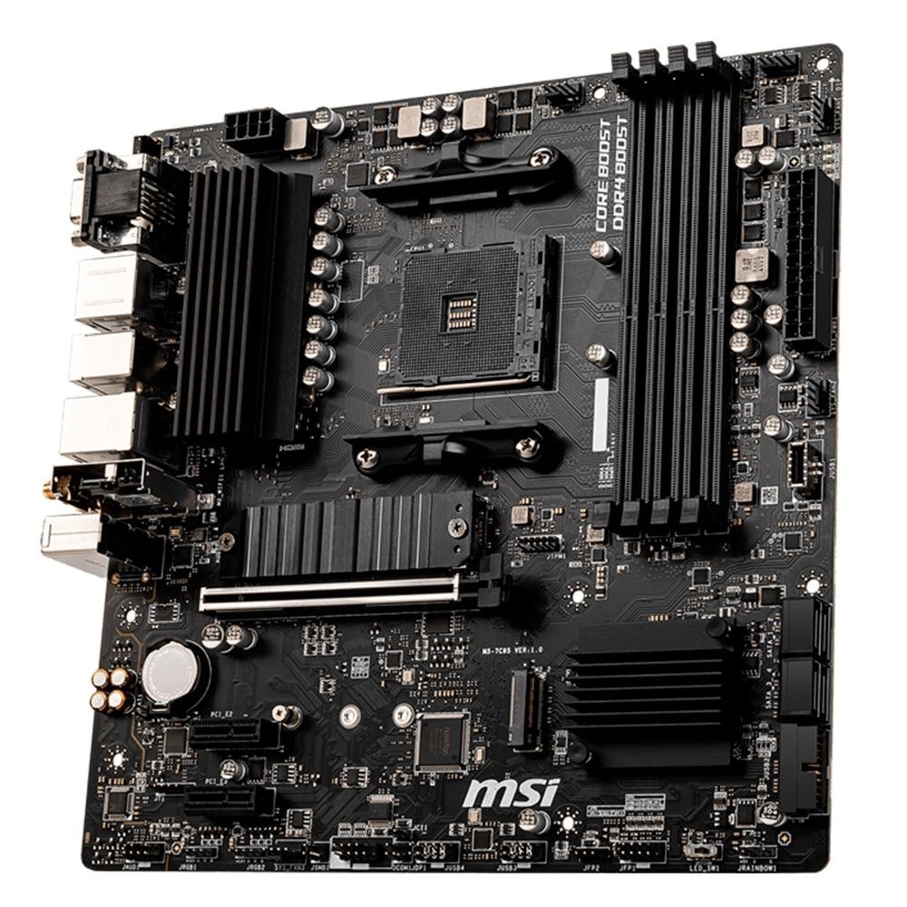 Placa-Mãe MSI B550M Pro-VDH WiFi, AMD AM4, mATX, DDR4, Preto - B550M PRO-VDH WIFI - view 4