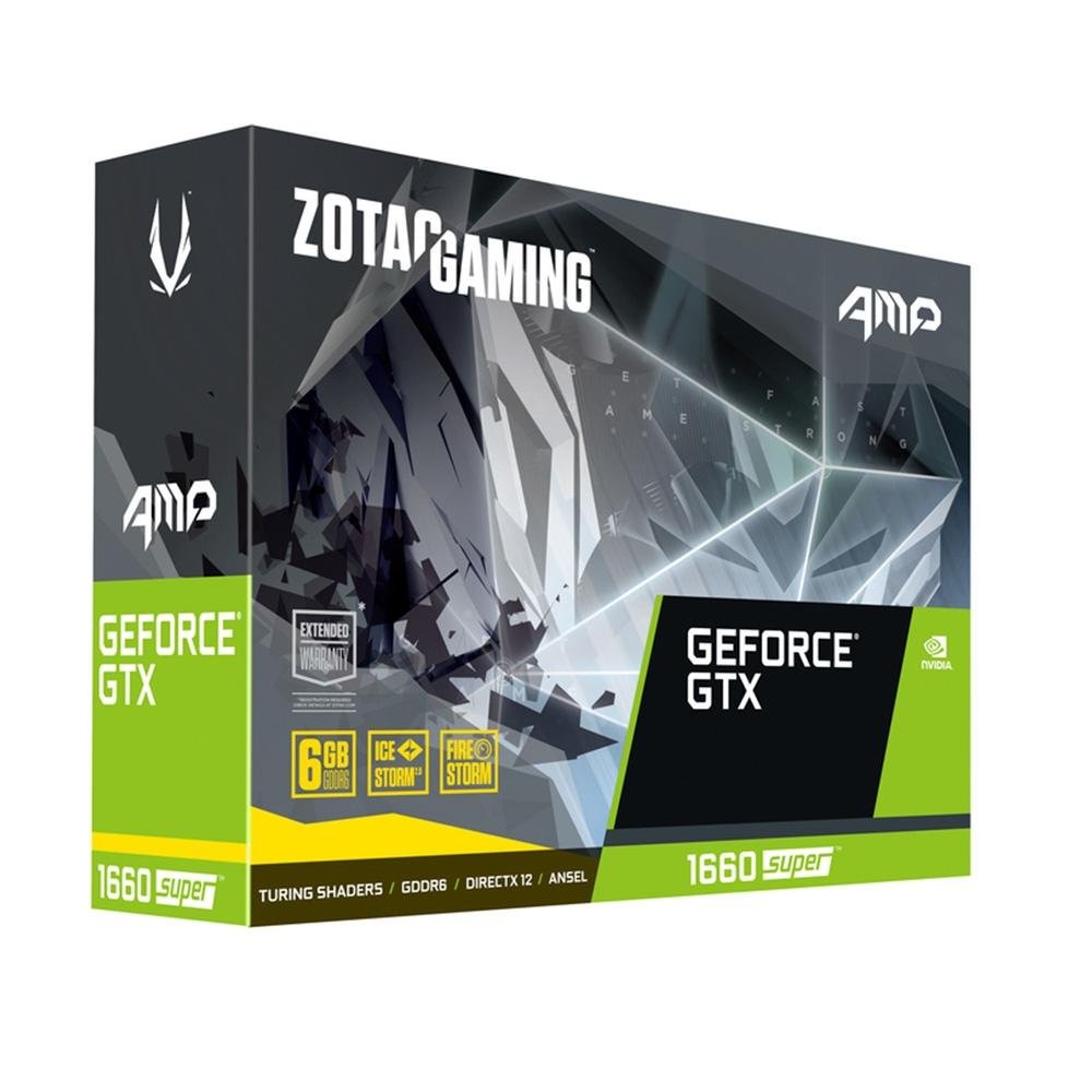 パソコン ZOTAC GTX1660SUPER Placa Vídeo Zotac Gaming NVIDIA GeForce GTX1660