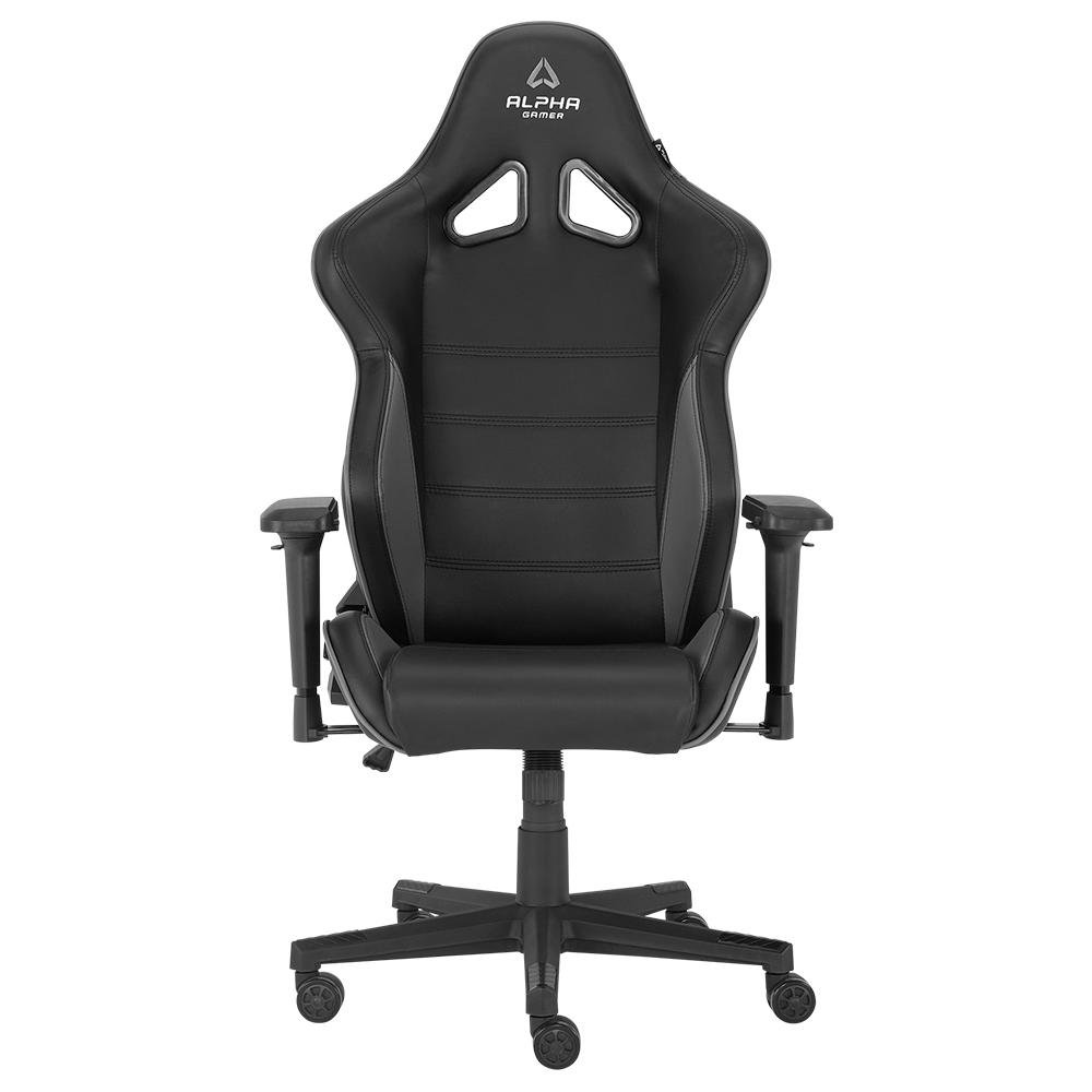 Imagem 5 de 5 do produto Cadeira Gamer Alpha Gamer Nimbus,  Até 125 kg, Apoio de Braço 4D, Reclinável, Preto e Cinza- AGNIMBUSBK