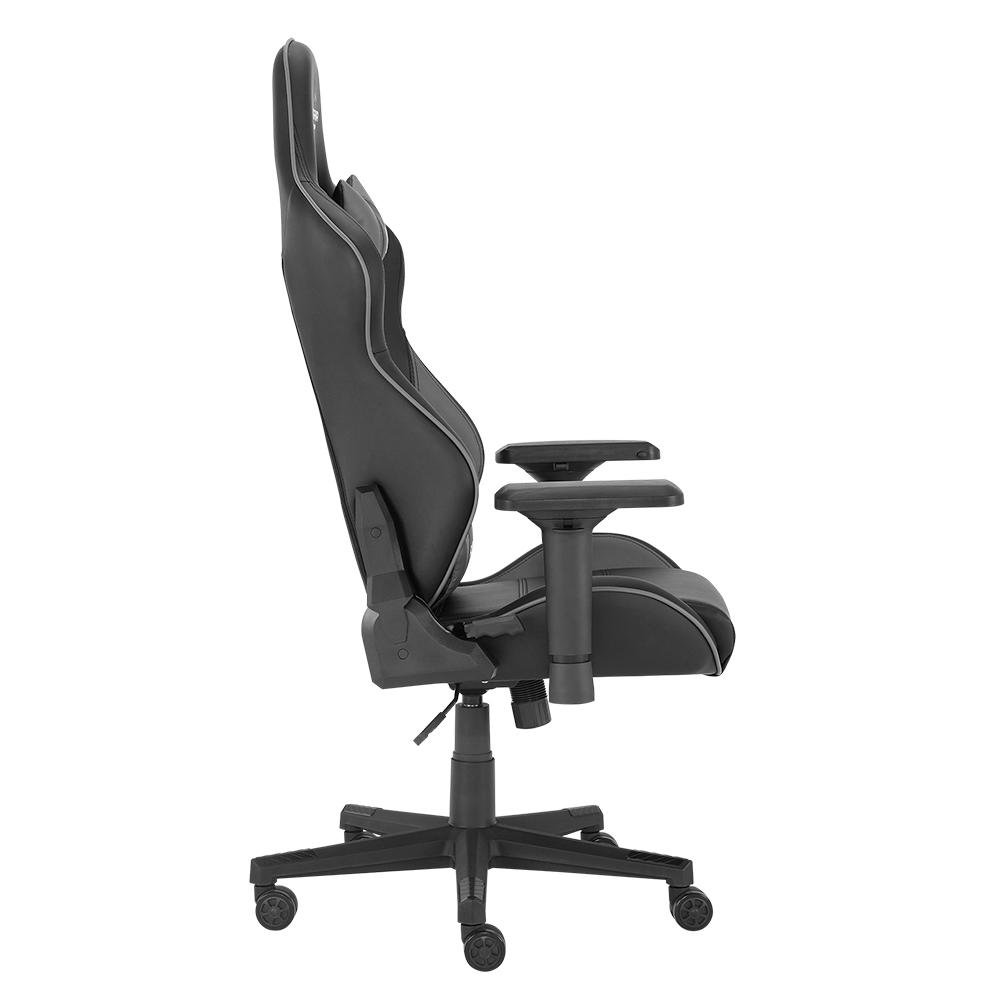 Imagem 3 de 5 do produto Cadeira Gamer Alpha Gamer Nimbus,  Até 125 kg, Apoio de Braço 4D, Reclinável, Preto e Cinza- AGNIMBUSBK