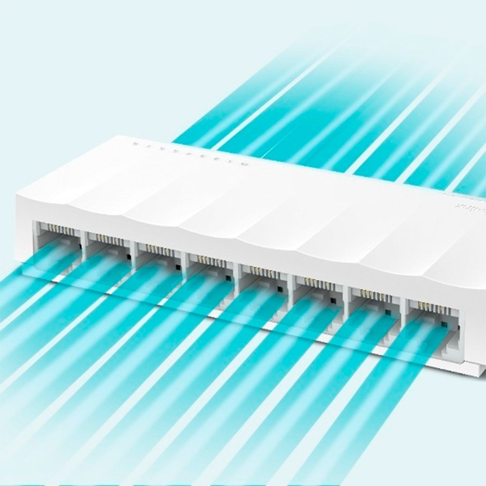 Switch de Mesa TP-Link 8 Portas, 10/100Mbs - LS1008 - view 2