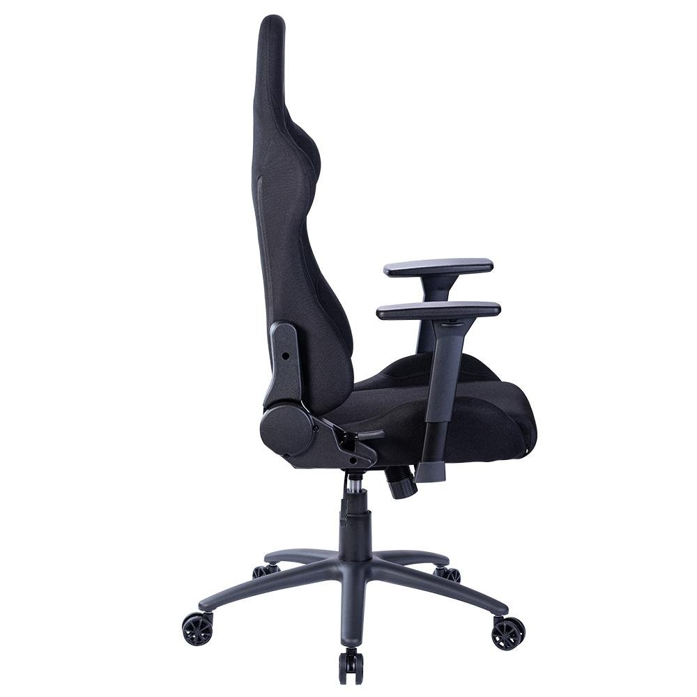 Imagem 4 de 12 do produto Cadeira Gamer Husky Gaming Racing, Preto, Com Almofadas, Reclinável, Descanso de Braço 3D - HRC-BLA