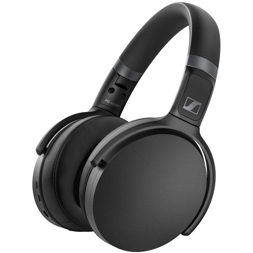 Fone de Ouvido Sem Fio Sennheiser HD450BT, Bluetooth, com Cancelamento de Ruído, Case, Preto - 508386 Fone de Ouvido Sem Fio Sennheiser HD450BT, Bluetooth, com Cancelamento de Ruído, Case, Preto - 508386
