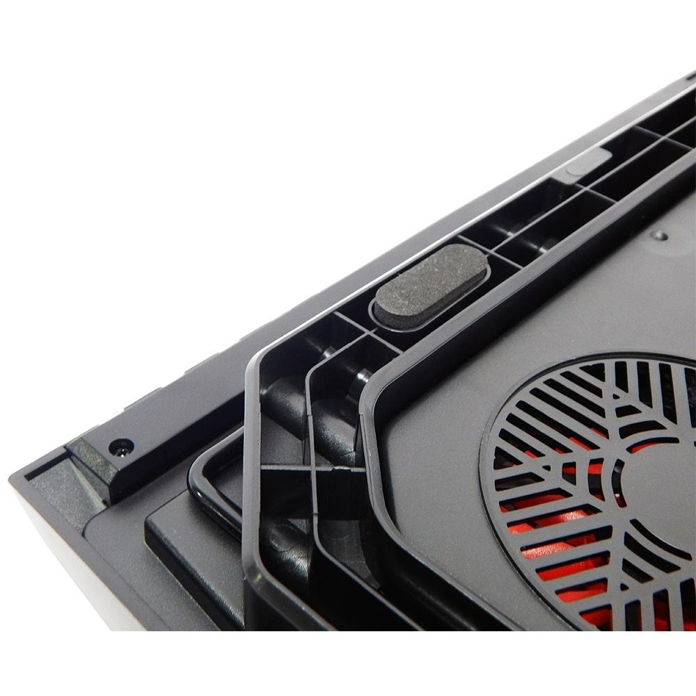 Base Gamer Husky Gaming, Preto e Vermelho, Para Notebook até 21', Com 6 Fans, RGB - HGMB001 Base Gamer Husky Gaming, Preto e Vermelho, Para Notebook até 21', Com 6 Fans, RGB - HGMB001
