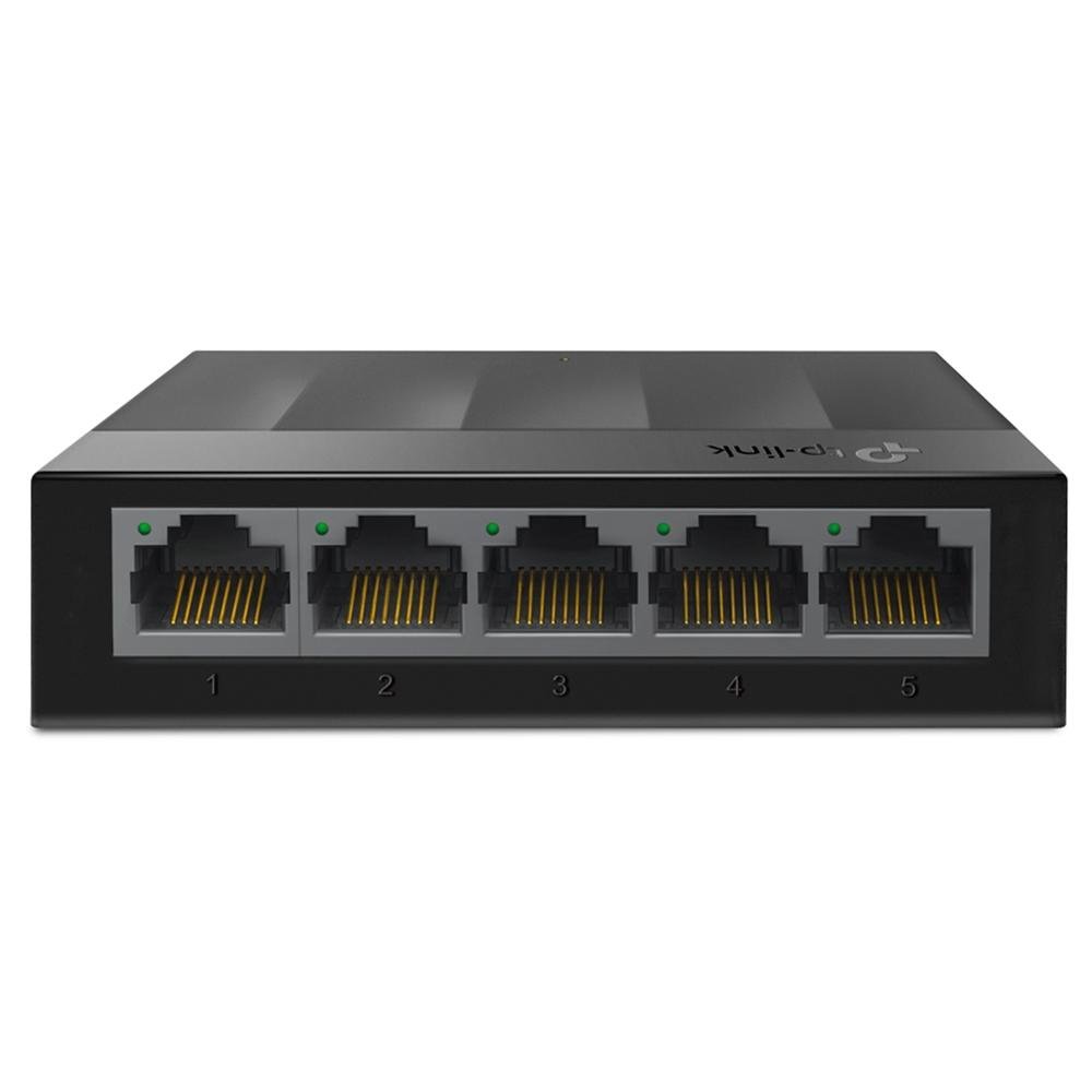 Switch Gigabit de Mesa TP-Link 5 Portas 10/100/1000Mbps - LS1005G Switch Gigabit de Mesa TP-Link 5 Portas 10/100/1000Mbps - LS1005G