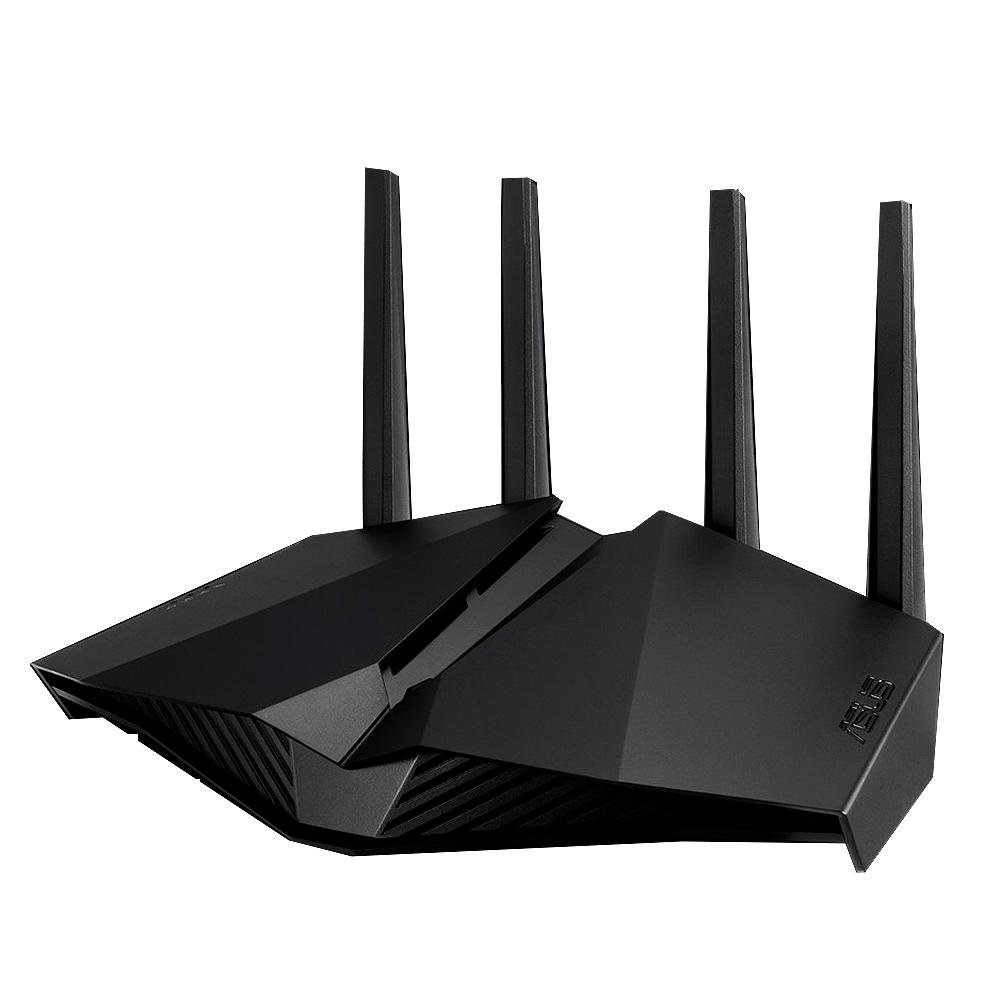 Roteador Gamer Asus RT-AX82U, 5400Mbps, WiFi6, Aura RGB, AiMesh, Preto - 90IG05G0-MY8R10