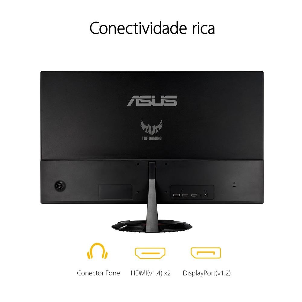 Monitor Gamer Asus 23.8´, DP, 165Hz 1ms | KaBuM!