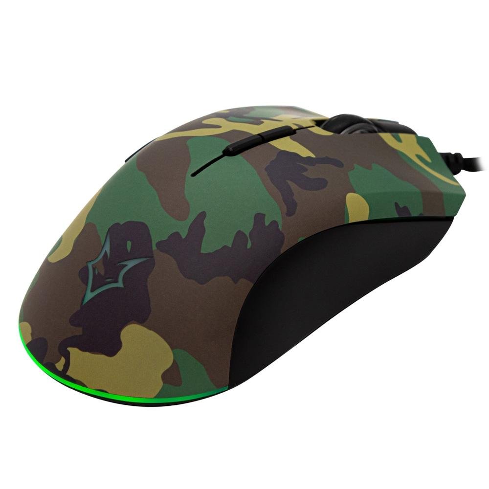 Mouse Gamer Husky Tactical Frost, Woodland, 12000 DPI, 7 Botões - HTTD000 Mouse Gamer Husky Tactical Frost, Woodland, 12000 DPI, 7 Botões - HTTD000