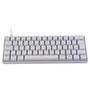 Teclado Mecânico Gamer Husky Blizzard, 60%, RGB, Switch Gateron Red, ABNT2, Branco -  HTG001BRVR