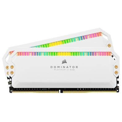 A Memória CORSAIR DOMINATOR® PLATINUM RGB DDR4 otimizada para placas-mãe Intel® redefine o que é uma memória DDR4 premium, com design icônico atempora