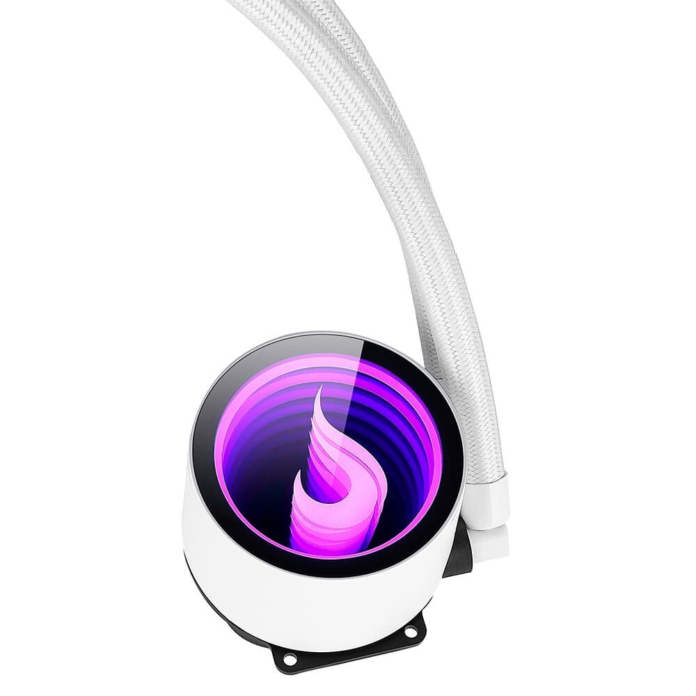 Water Cooler Rise Mode Z 240 Frost, RGB, 240mm, AMD/Intel, Branco - RM WCZ 02 RGB
