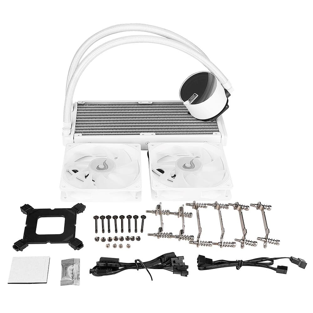 Imagem 8 de 8 do produto Water Cooler Rise Mode Z 240 Frost, RGB, 240mm, AMD/Intel, Branco - RM WCZ 02 RGB