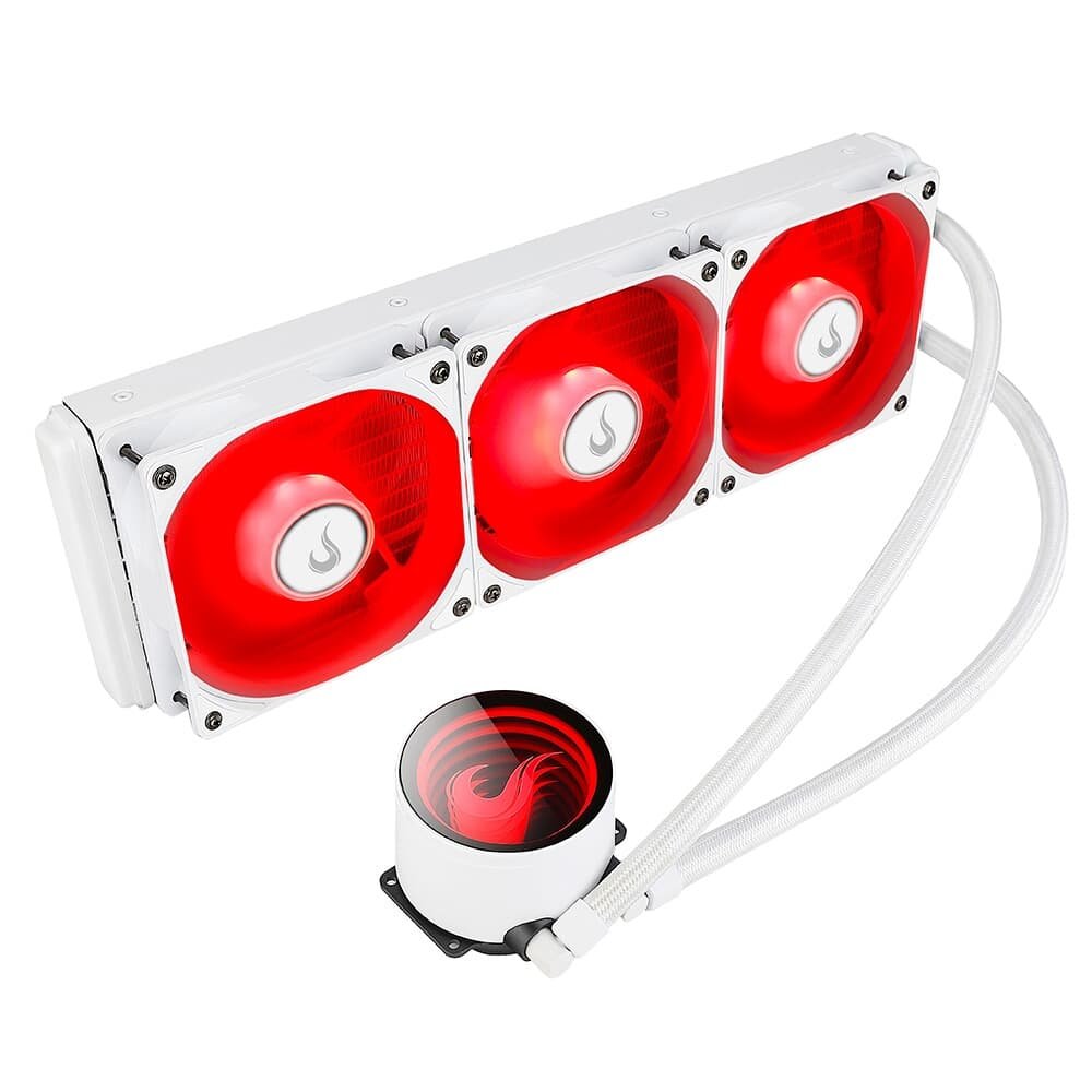 Imagem 4 de 8 do produto Water Cooler Rise Mode Frost, RGB, 360mm, AMD/Intel, Branco - RM-WCF-04-RGB
