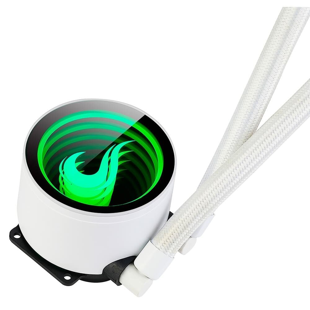 Imagem 5 de 8 do produto Water Cooler Rise Mode Frost, RGB, 360mm, AMD/Intel, Branco - RM-WCF-04-RGB