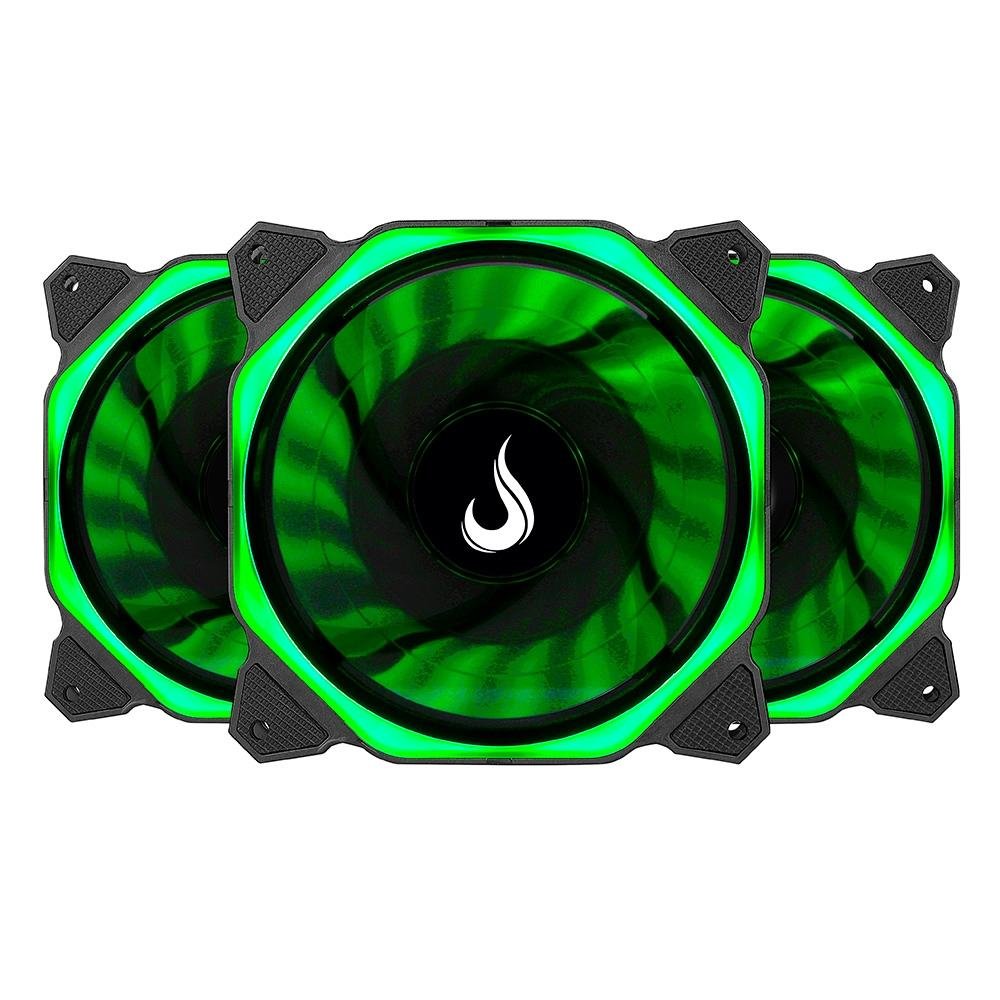 Kit Com 3 Ventoinhas Rise Mode Aura, 120mm, RGB, Preto - RM-AU-02-RGB 9