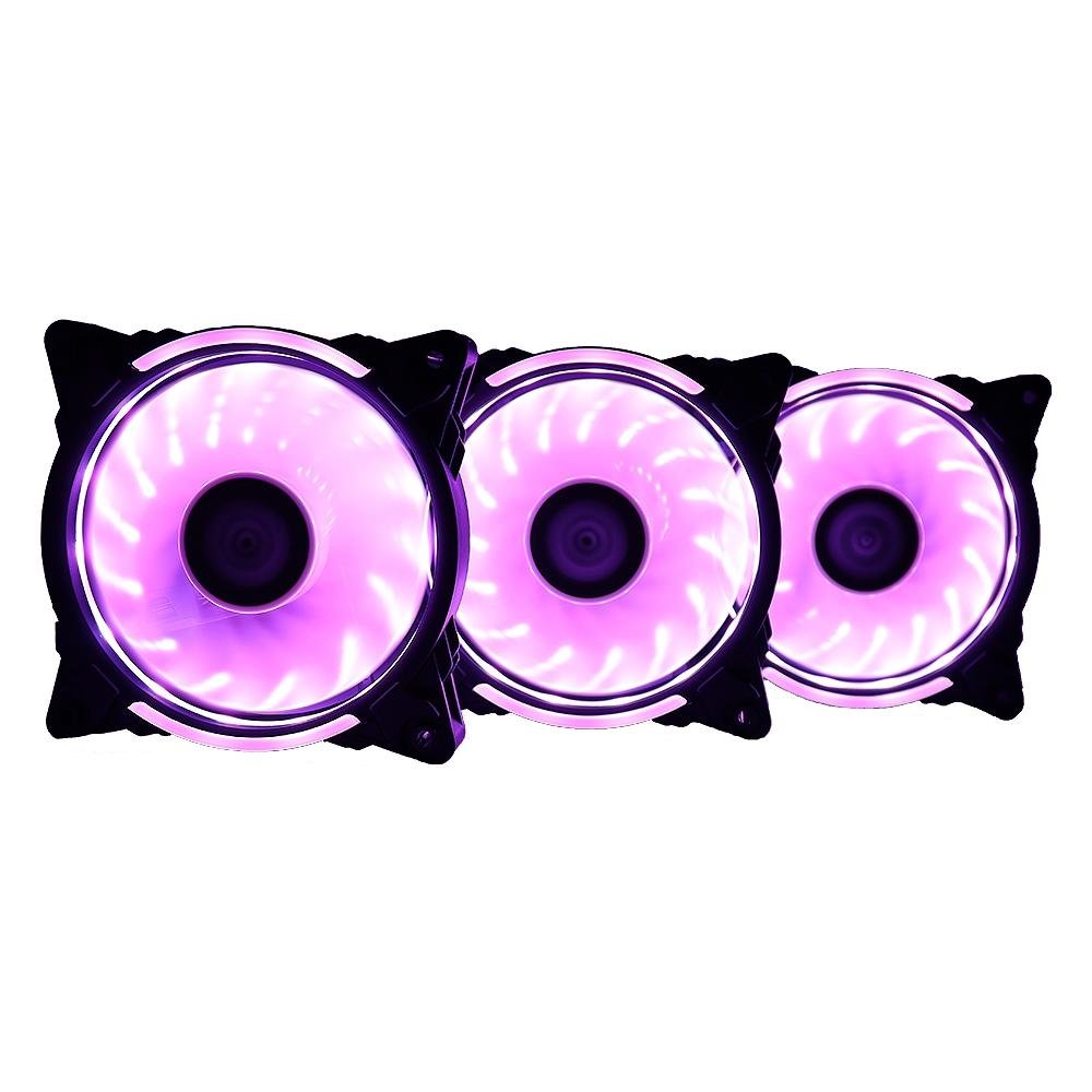 Kit Cooler FAN Rise Mode Wave, 3x120mm, RGB - RM-WA-02-RGB