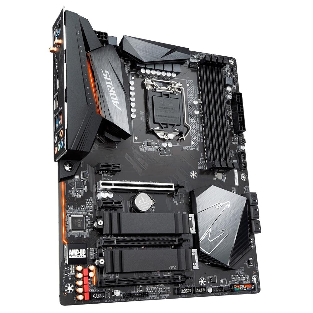 Imagem 3 de 5 do produto Placa-Mãe Gigabyte B460 Aorus Pro AC, Intel LGA1200, ATX, DDR4, Preto - B460 AORUS PRO AC