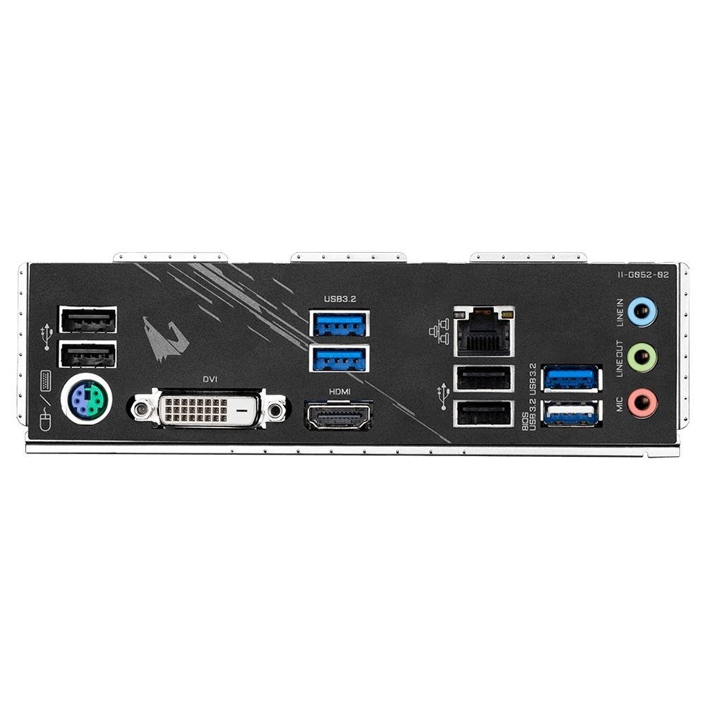 Placa-Mãe Gigabyte B550M Aorus Elite Rev. 1.3, AMD AM4, Micro ATX, DDR4, Preto - B550M AORUS ELITE 9