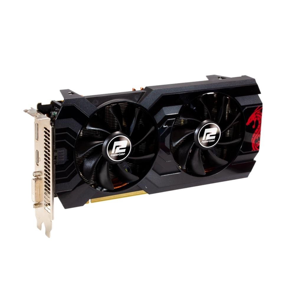 Imagem 3 de 6 do produto Placa de Vídeo RX 570 PowerColor AMD Radeon, 4GB, GDDR5 - AXRX 570 4GBD5-DHDV3/OC