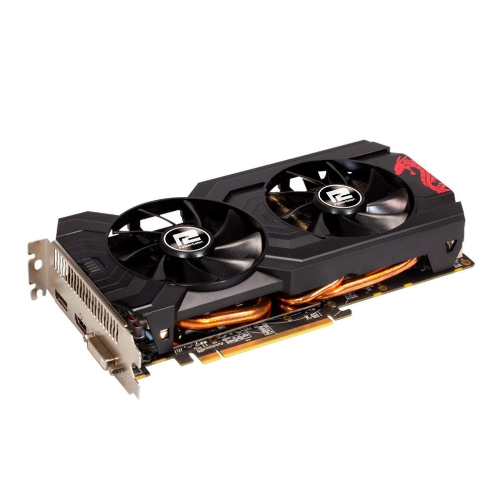 Placa de Vídeo RX 570 PowerColor AMD Radeon, 4GB, GDDR5 - AXRX 570