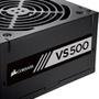 Fonte Corsair VS500, 500W, 80 Plus White, Com Cabo, Preto - CP-9020223-BR