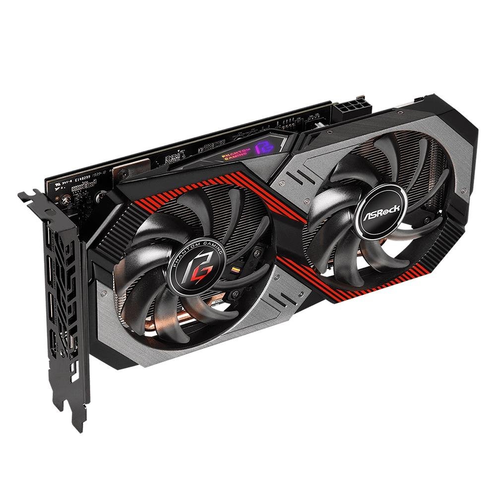 Placa de Vídeo ASRock AMD Radeon RX 5500 XT Phantom Gaming D 8G OC