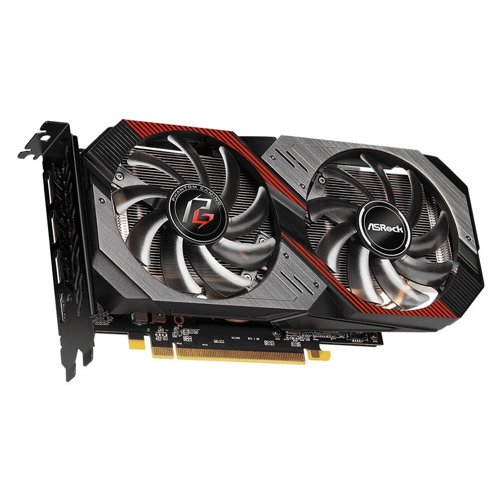 Placa de Vídeo ASRock AMD Radeon RX 5500 XT Phantom Gaming D 8G OC