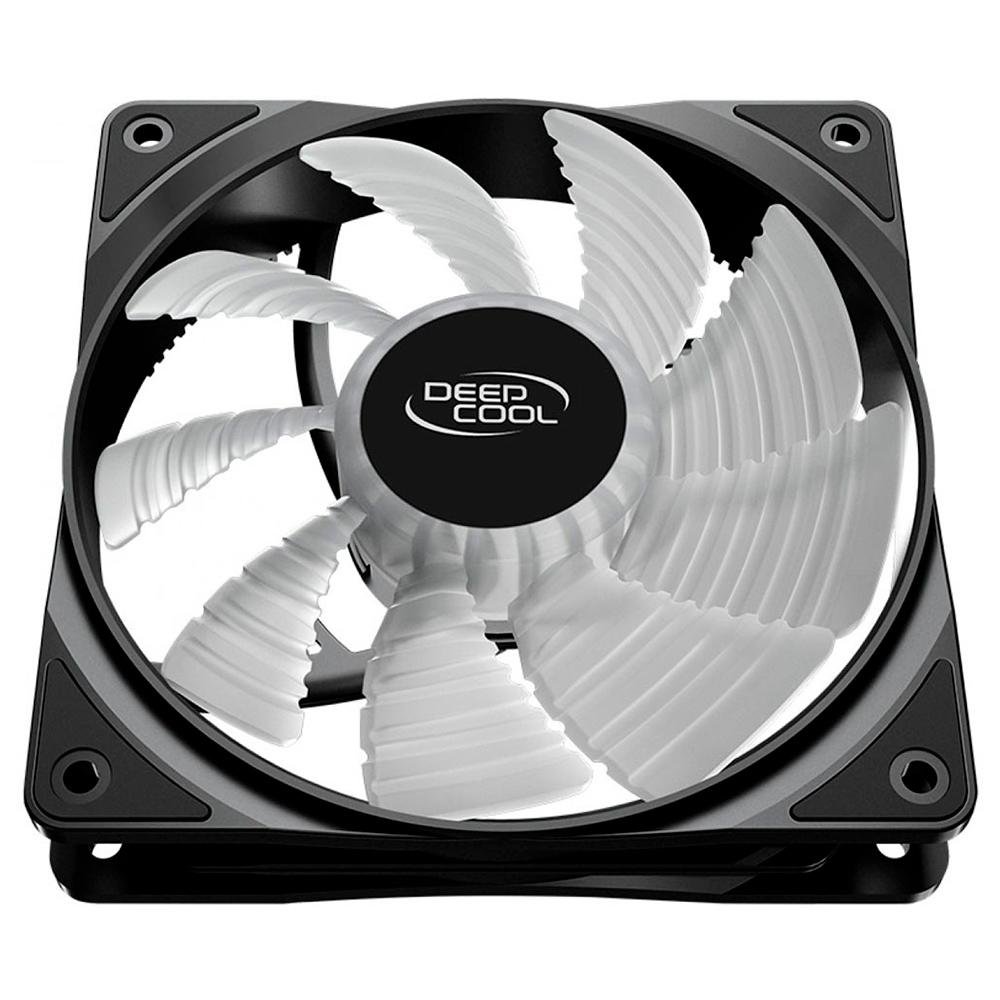Imagem 4 de 4 do produto Ventoinha DeepCool RF120 F2, 120mm, LED, Preto - DP-FLED3-RF120-FS