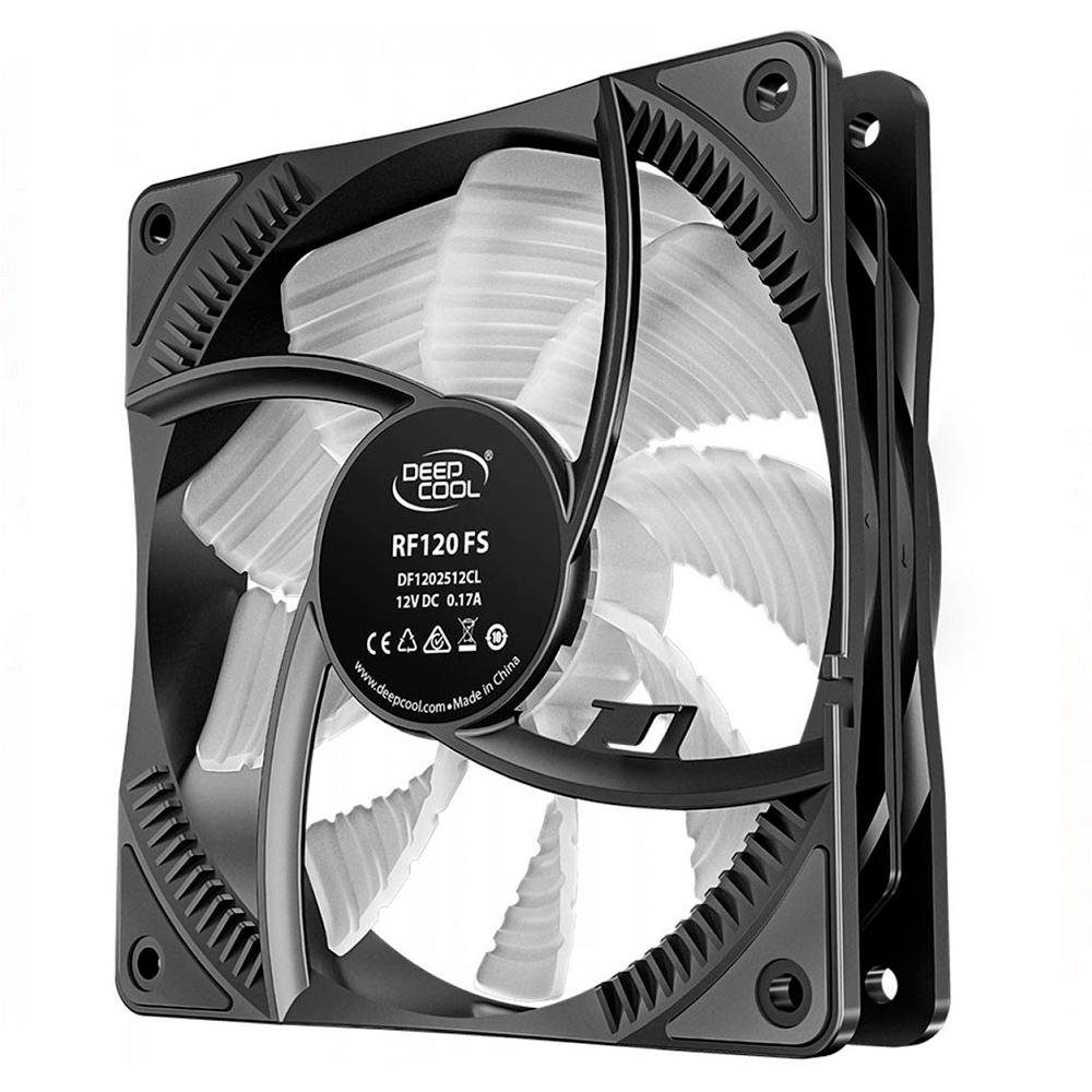 Imagem 3 de 4 do produto Ventoinha DeepCool RF120 F2, 120mm, LED, Preto - DP-FLED3-RF120-FS