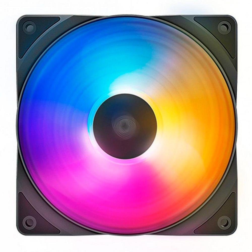 Imagem 2 de 4 do produto Ventoinha DeepCool RF120 F2, 120mm, LED, Preto - DP-FLED3-RF120-FS