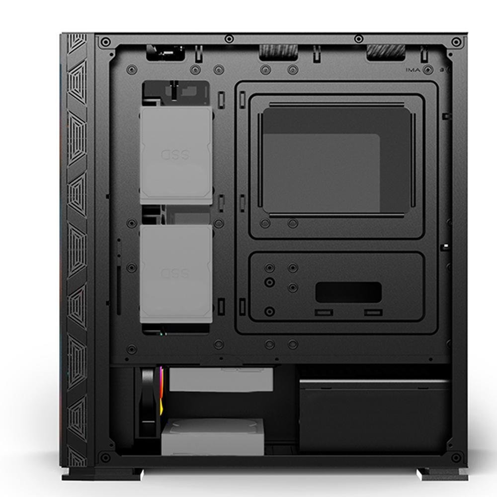 Imagem 7 de 8 do produto Gabinete Gamer Husky Frost, Mid Tower, ARGB, com FAN, Porta em Vidro Temperado - HGMC004