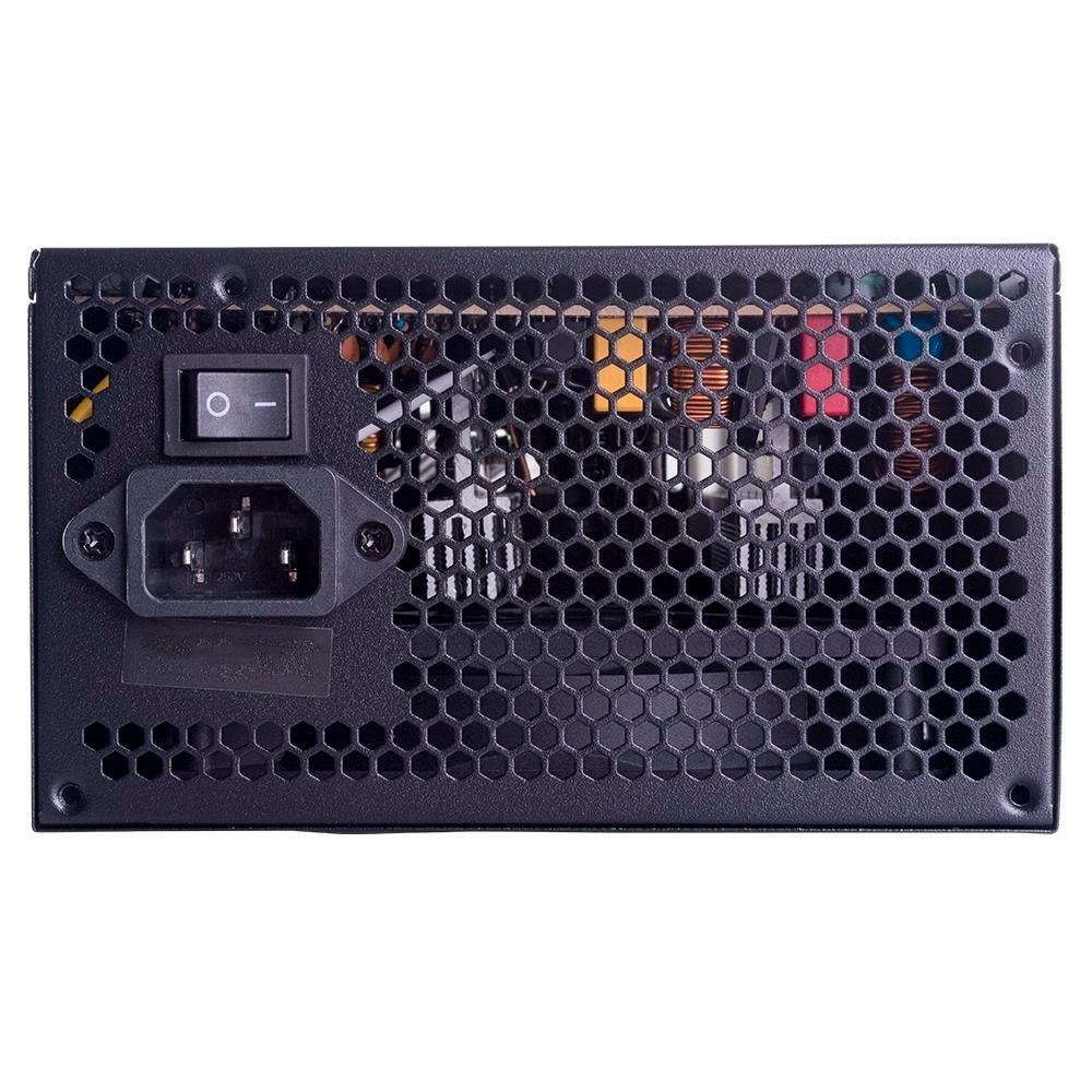Imagem 3 de 9 do produto Fonte Husky Gaming Snow, 400W, 80 Plus White, PFC Ativo, Com Cabo, Preto - HGMV000