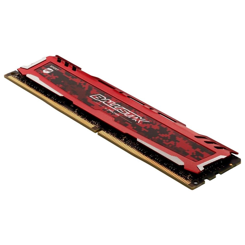 Memória Crucial Ballistix Sport, 8GB, 3200MHz, DDR4, CL16