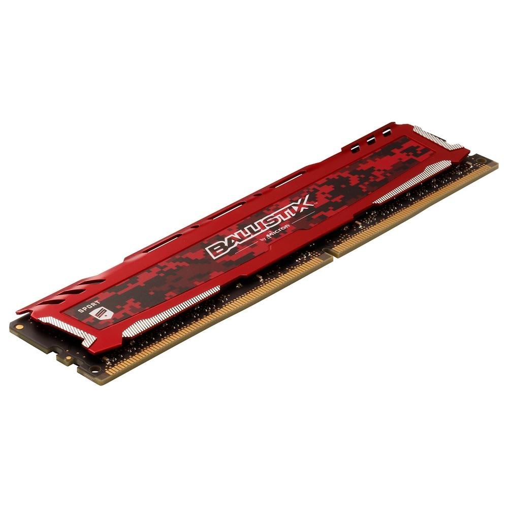 Memória Crucial Ballistix Sport, 8GB, 3200MHz, DDR4, CL16