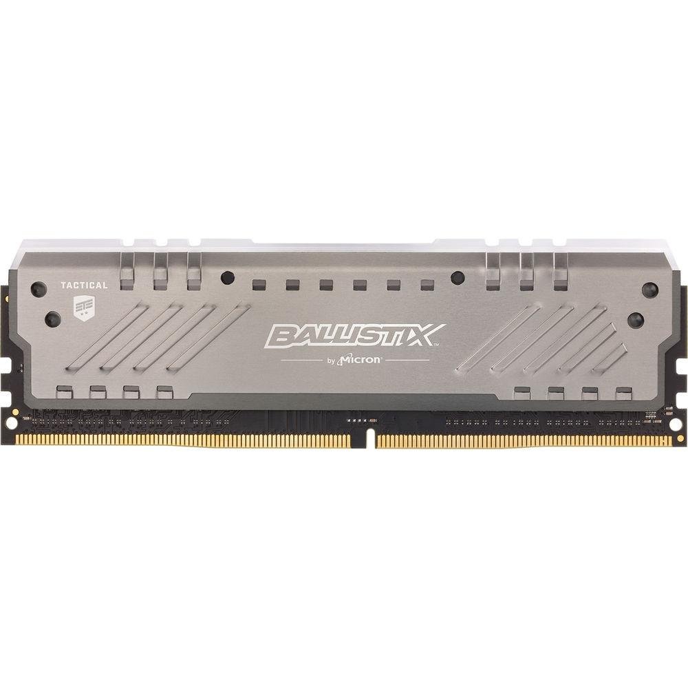 Memória RAM Crucial Ballistix, RGB, 8GB, 3000MHz, DDR4, CL15 - BLT8G4D30AET4K Memória RAM Crucial Ballistix, RGB, 8GB, 3000MHz, DDR4, CL15 - BLT8G4D30AET4K