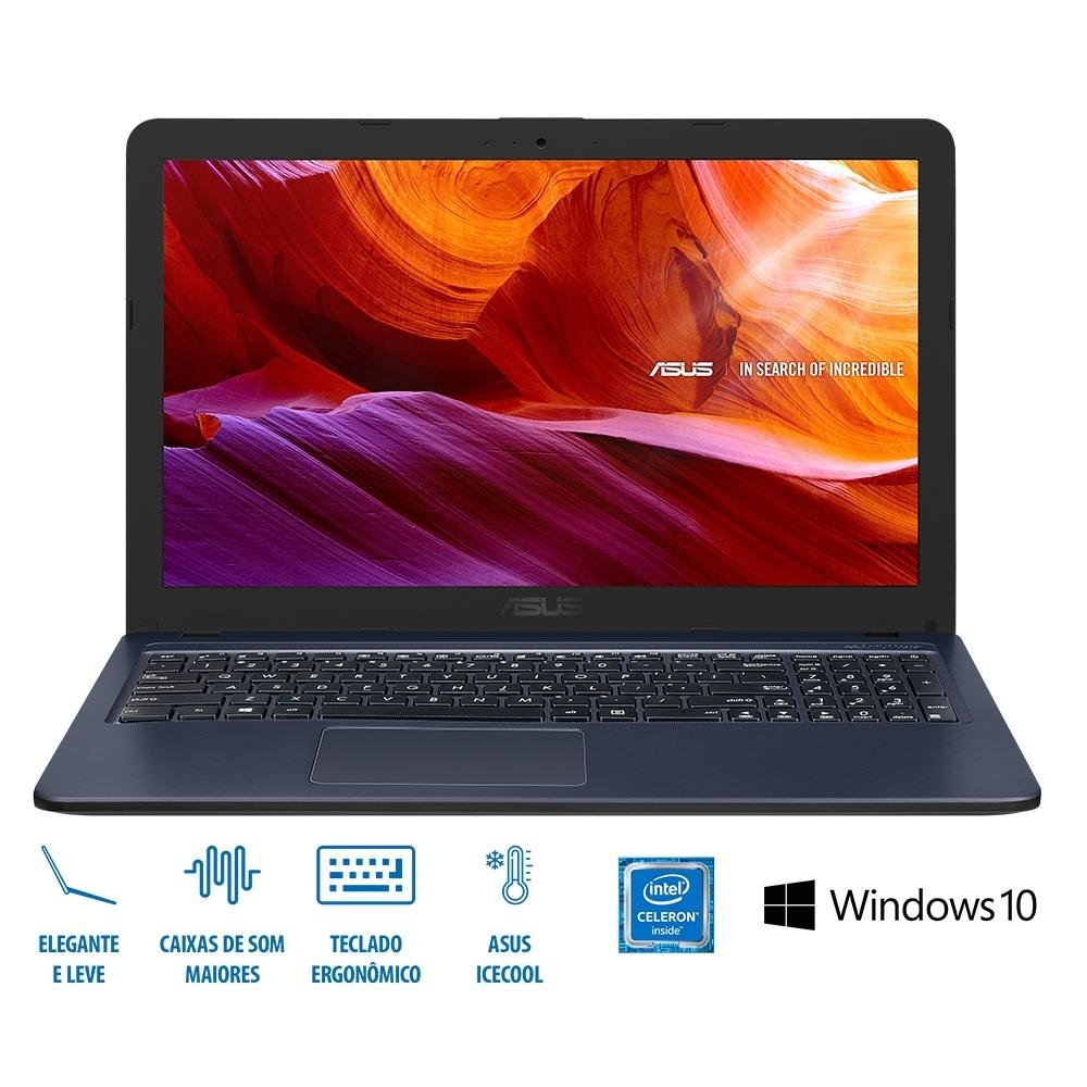 Windowsノート本体 ASUS R416SA Notebook Asus Intel Celeron N4000, 4GB, 500GB, Windows 10 Home