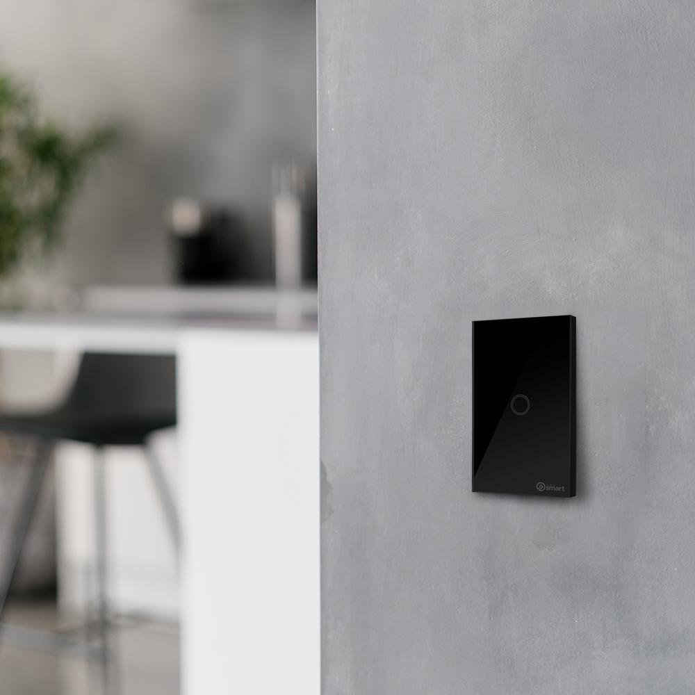Interruptor KaBuM! Smart, Bivolt, 1 Botão, Preto, 5A, 50/60Hz, Smart Home Interruptor KaBuM! Smart, Bivolt, 1 Botão, Preto, 5A, 50/60Hz, Smart Home