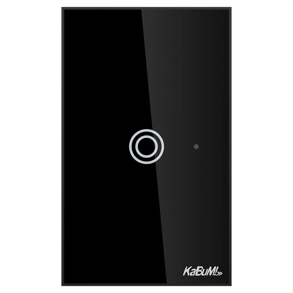 Interruptor KaBuM! Smart, Bivolt, 1 Botão, Preto, 5A, 50/60Hz, Smart Home Interruptor KaBuM! Smart, Bivolt, 1 Botão, Preto, 5A, 50/60Hz, Smart Home