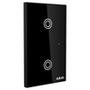 Interruptor KaBuM! Smart, Bivolt, 2 Botões, Preto, 10A, 50/60Hz, Smart Home