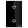 Interruptor KaBuM! Smart, Bivolt, 2 Botões, Preto, 10A, 50/60Hz, Smart Home