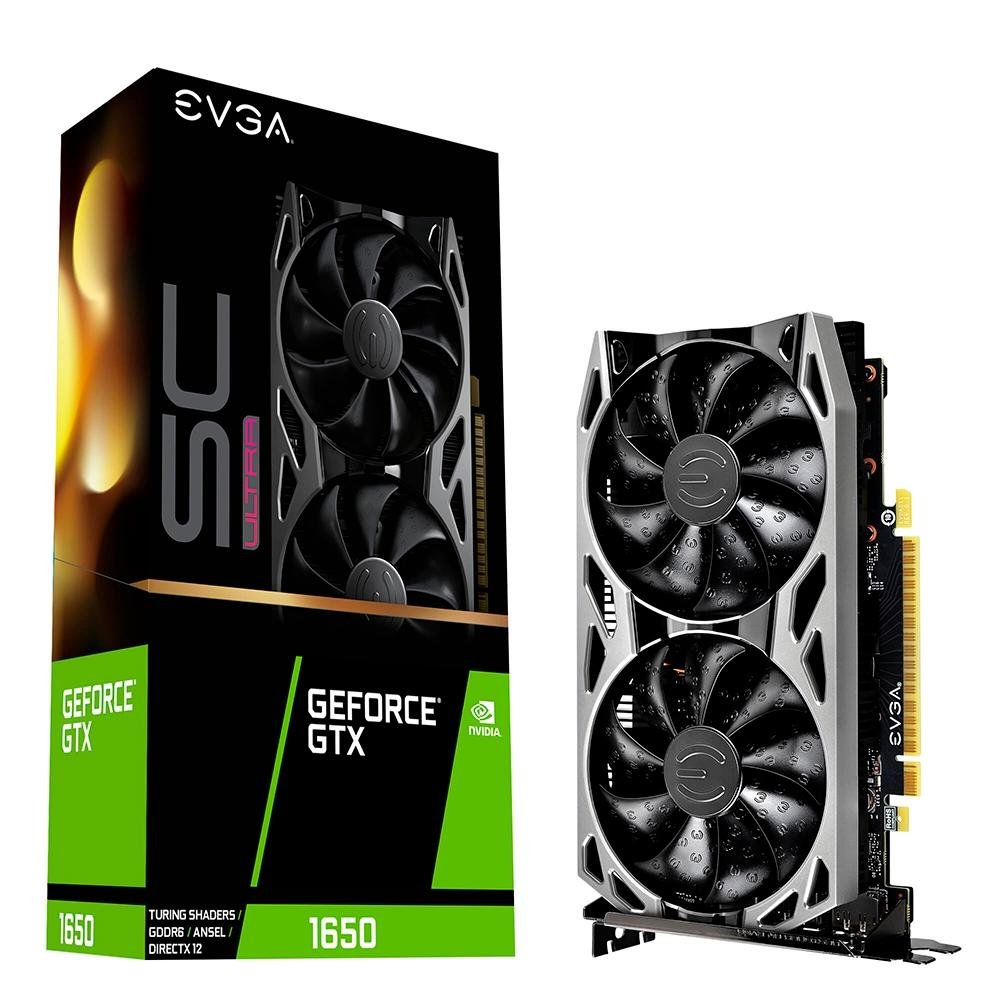 Placa de Vídeo GTX 1650 SC Ultra GDDR6 Gaming EVGA NVIDIA GeForce